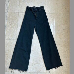 Black High waisted Sailor pants